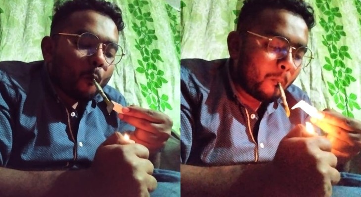 ইবির বৈষম্যবিরোধী নেতার মাদক সদৃশ দ্রব্য সেবনের ছবি ভাইরাল